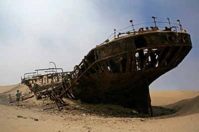 Eduard Boleyn Shipwreck in the Namib Desert by Unknown